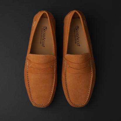 حذاء موكاسين برتقالي نوبوك 9823