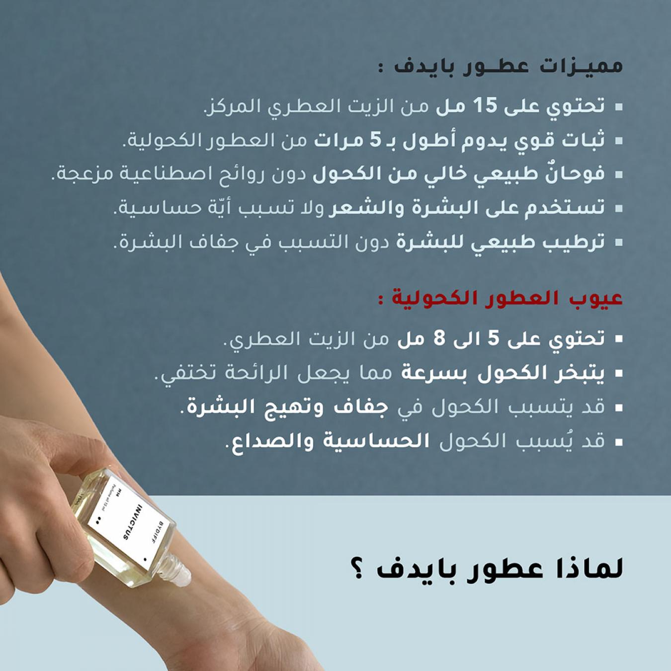 عطر بايدف جنتلمان للرجال زيت عطري مركز M10