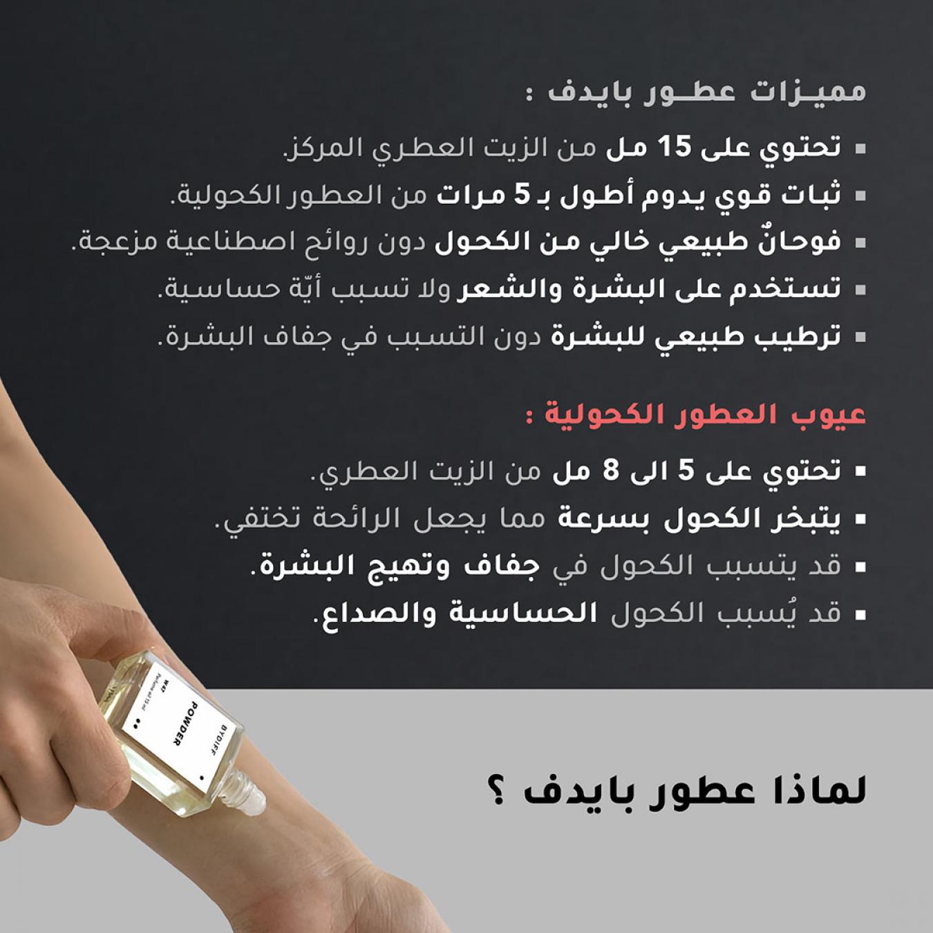 عطر بايدف بلاك أوركيد للجنسين زيت عطري مركز U85