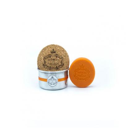 صابون البرتقال الطبيعي مع حافظة الألمنيوم من اسنشيال دي برتغال