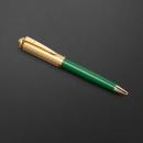 طقم قلم وكبك ذهبي اخضر ماركة الدهنج D9131GGR - 1