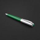 طقم قلم وكبك فضي اخضر ماركة الدهنج D506SG-S - 3