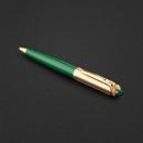 طقم قلم وكبك ذهبي اخضر ماركة الدهنج D507GG-S - 3