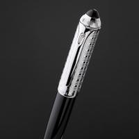 قلم اسود فضي ماركة الدهنج D509SB-P