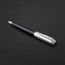 طقم قلم وكبك اسود فضي ماركة الدهنج D509SB-S - 3