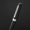 طقم قلم وكبك اسود فضي ماركة الدهنج D518SB-S - 1
