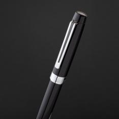 قلم اسود فضي ماركة الدهنج D518SB-P