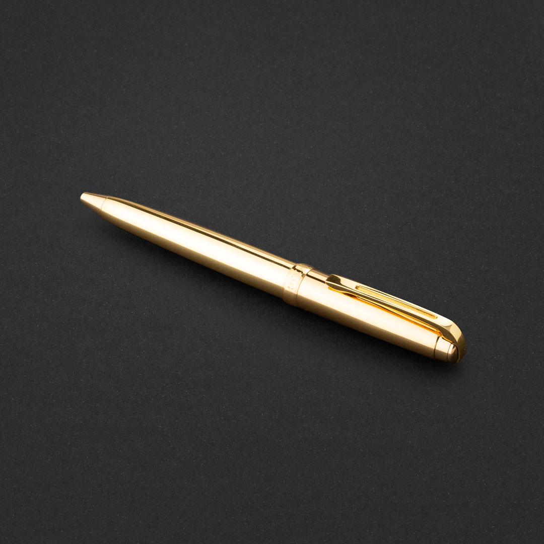طقم قلم وكبك ذهبي ماركة الدهنج D520GG-S