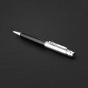 طقم قلم وكبك اسود فضي ماركة الدهنج D530SB-S - 3