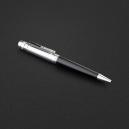 طقم قلم وكبك اسود فضي ماركة الدهنج D530SB-S - 2