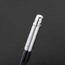 طقم قلم وكبك اسود فضي ماركة الدهنج D530SB-S - 1