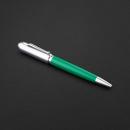طقم قلم وكبك اخضر فضي ماركة الدهنج D533SG-S - 2