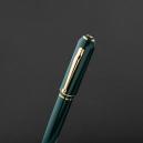 قلم اخضر ذهبي ماركة الدهنج D536GG-P