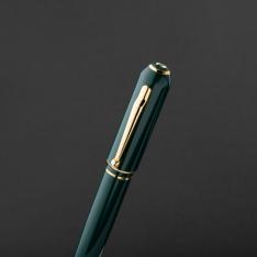 قلم اخضر ذهبي ماركة الدهنج D536GG-P