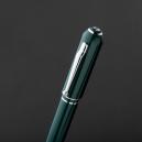 طقم قلم وكبك اخضر فضي ماركة الدهنج D539SG-S - 1