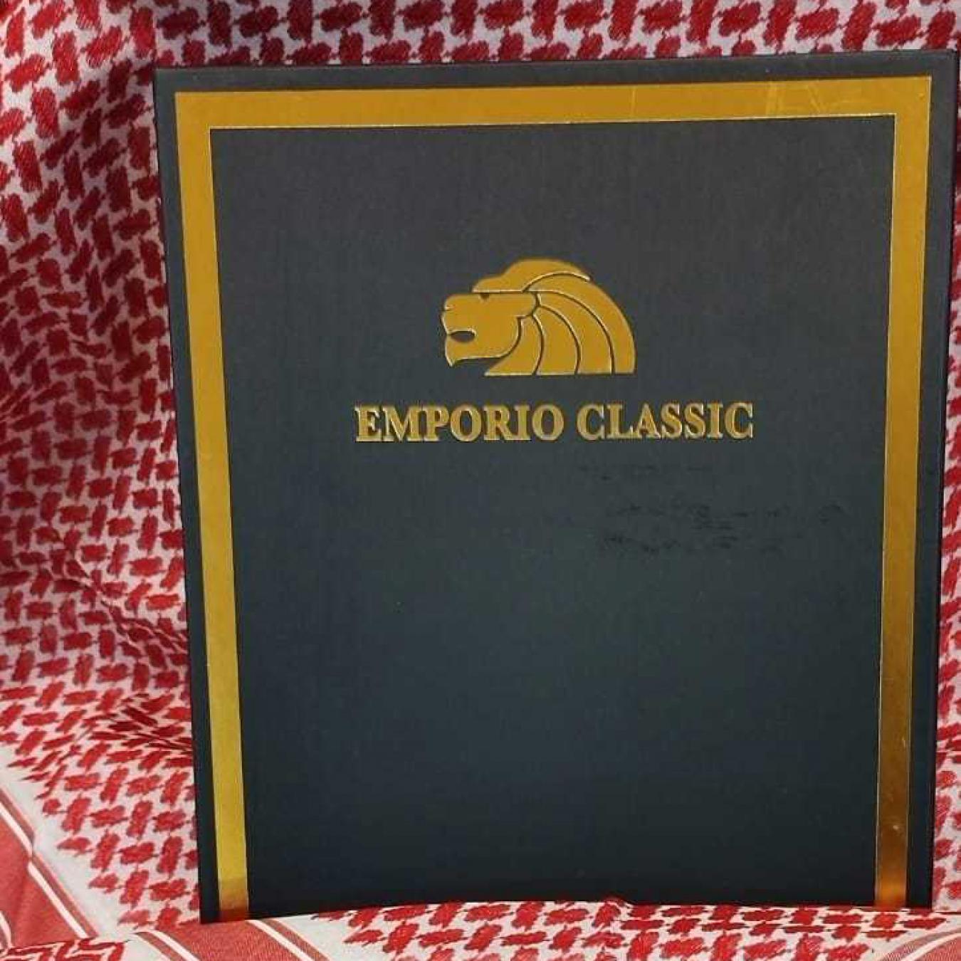 شماغ امبريو زغنوتي أحمر كلاسيك EZCS1