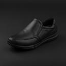 حذاء لوفر جلد أسود 7957