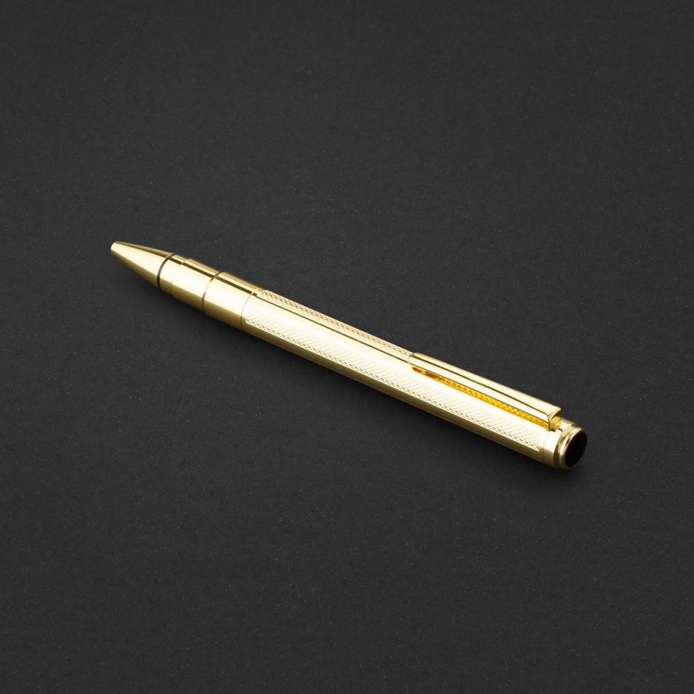 طقم قلم وكبك ذهبي ماركة قريفون 4124GG