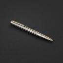 طقم قلم وكبك فضي غامق ماركة قريفون 4124MM - 2
