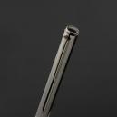 طقم قلم وكبك فضي غامق ماركة قريفون 4124MM - 1