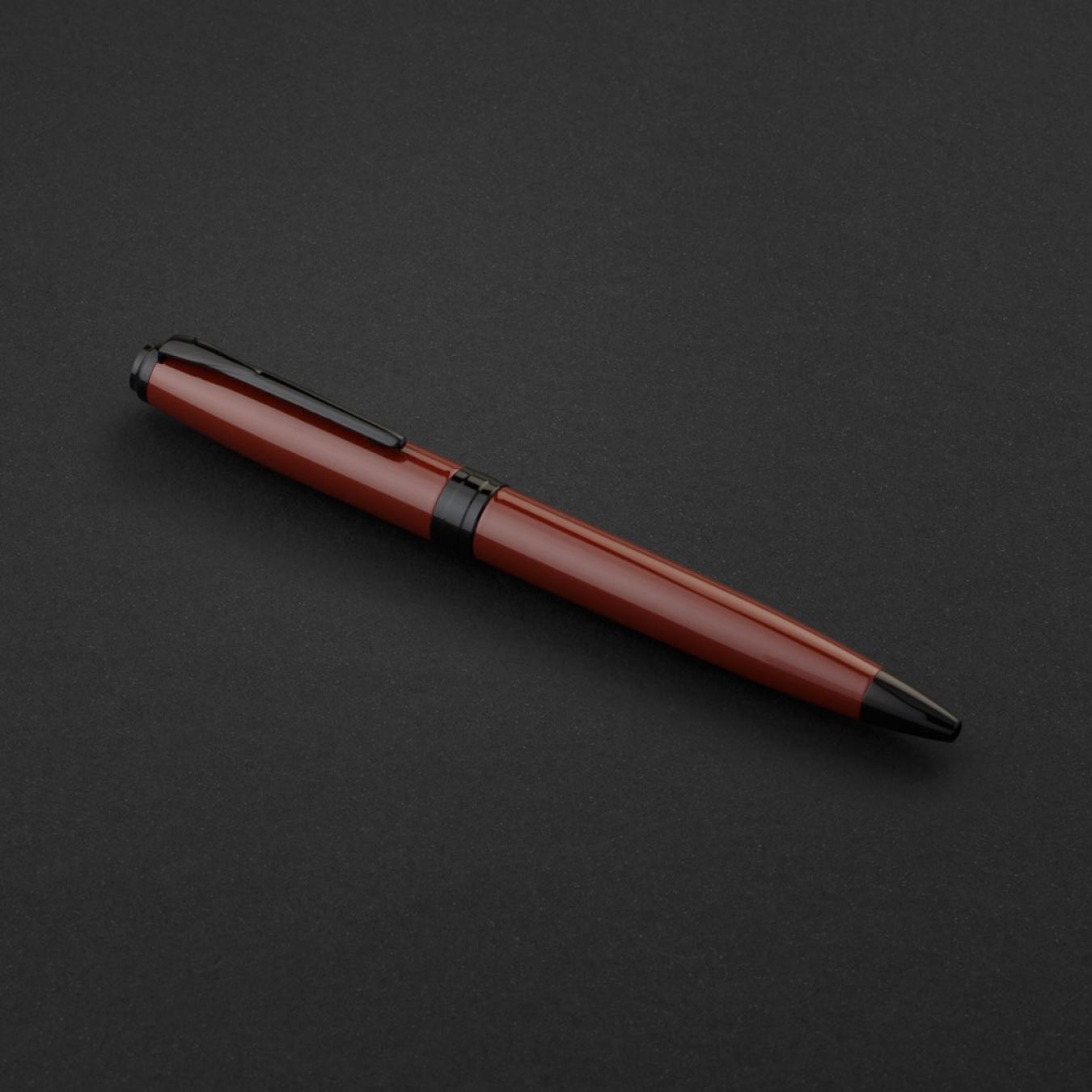 طقم قلم وكبك اسود بني ماركة قريفون 4125NB
