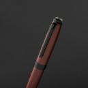 طقم قلم وكبك اسود بني ماركة قريفون 4125NB - 1