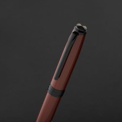 طقم قلم وكبك اسود بني ماركة قريفون 4125NB