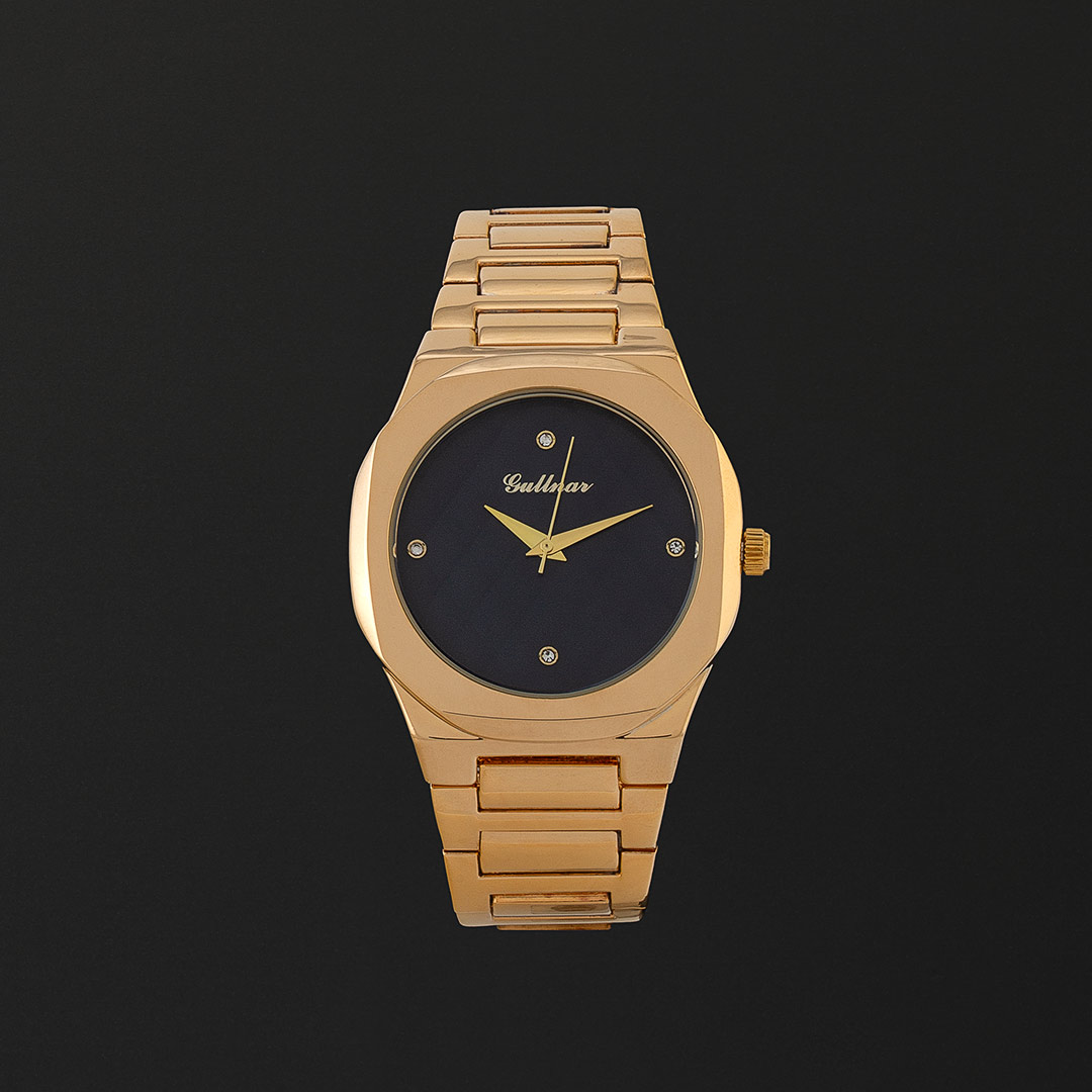 ساعة اليد للرجال ذهبي جولنار G135GB