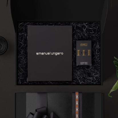 بوكس هدية ايمانويل انغارو شماغ و عطر مع التخصيص A11