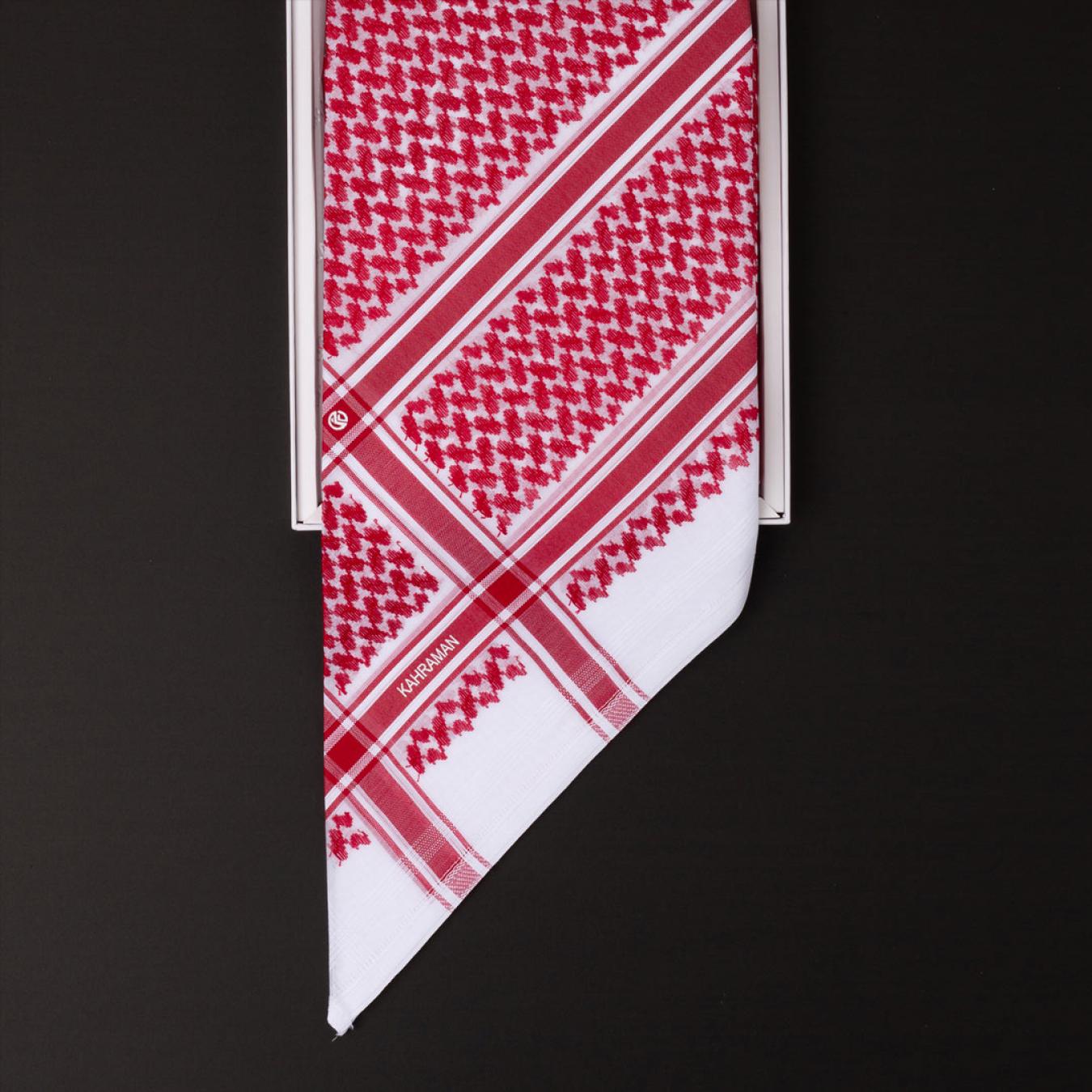 شماغ احمر دم الغزال كهرمان KA-605
