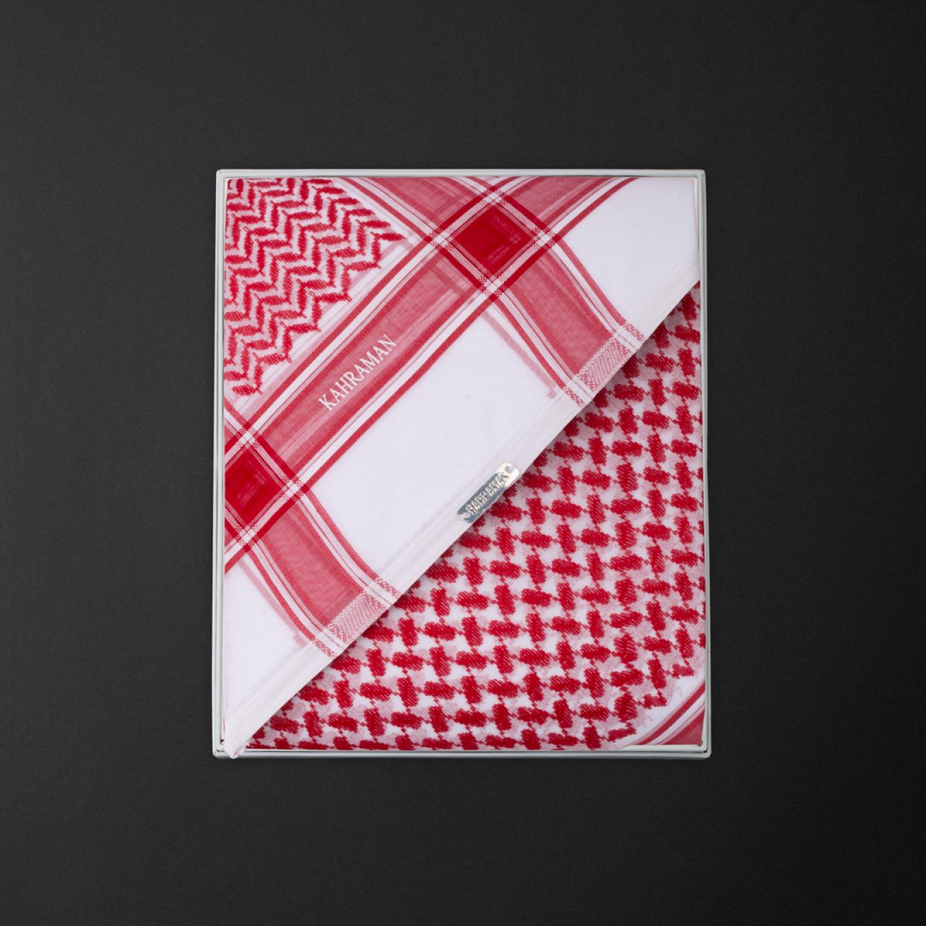 هدايا بسيطه وحلوه شماغ كهرمان رجالي LB2202