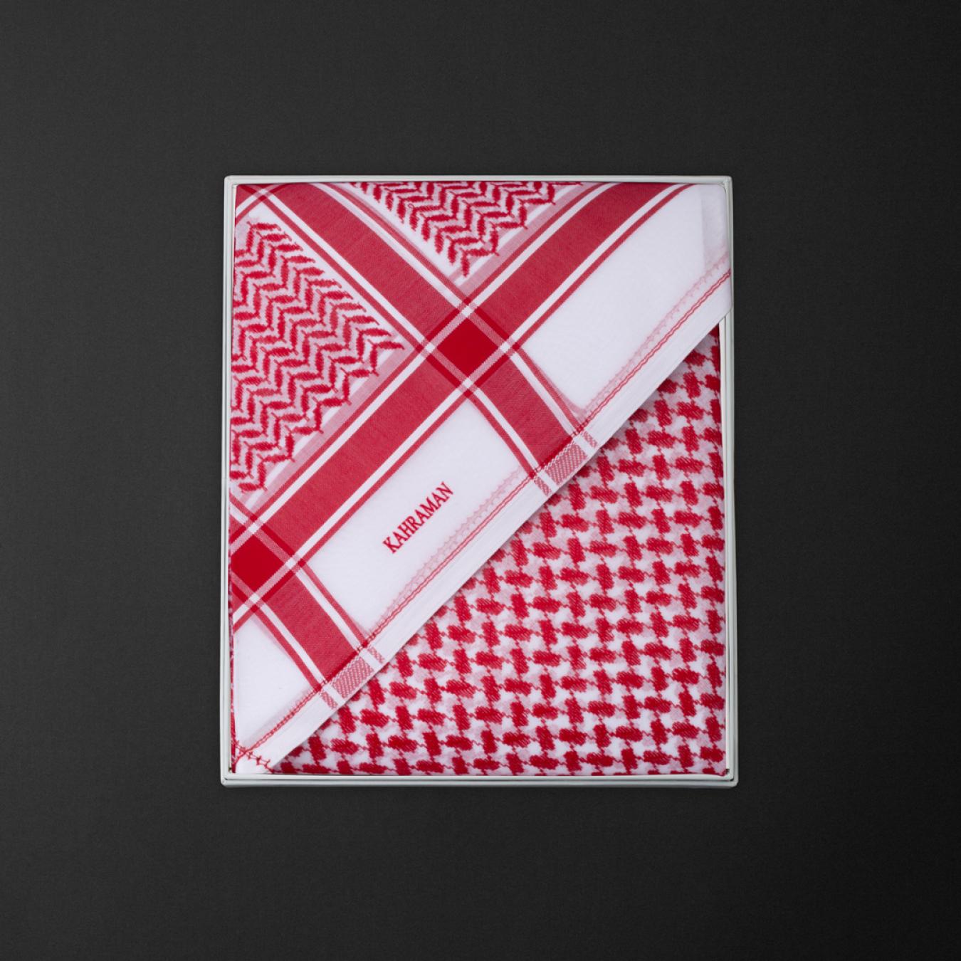 هدايا ورد طبيعي رجاليه شماغ كهرمان LB2203