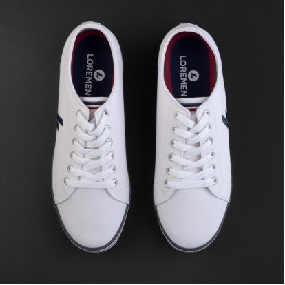 حذاء لورمان أبيض بأربطة 2336