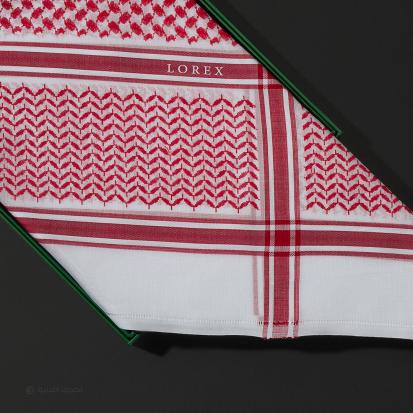 شماغ لوريكس احمر غامق 2023