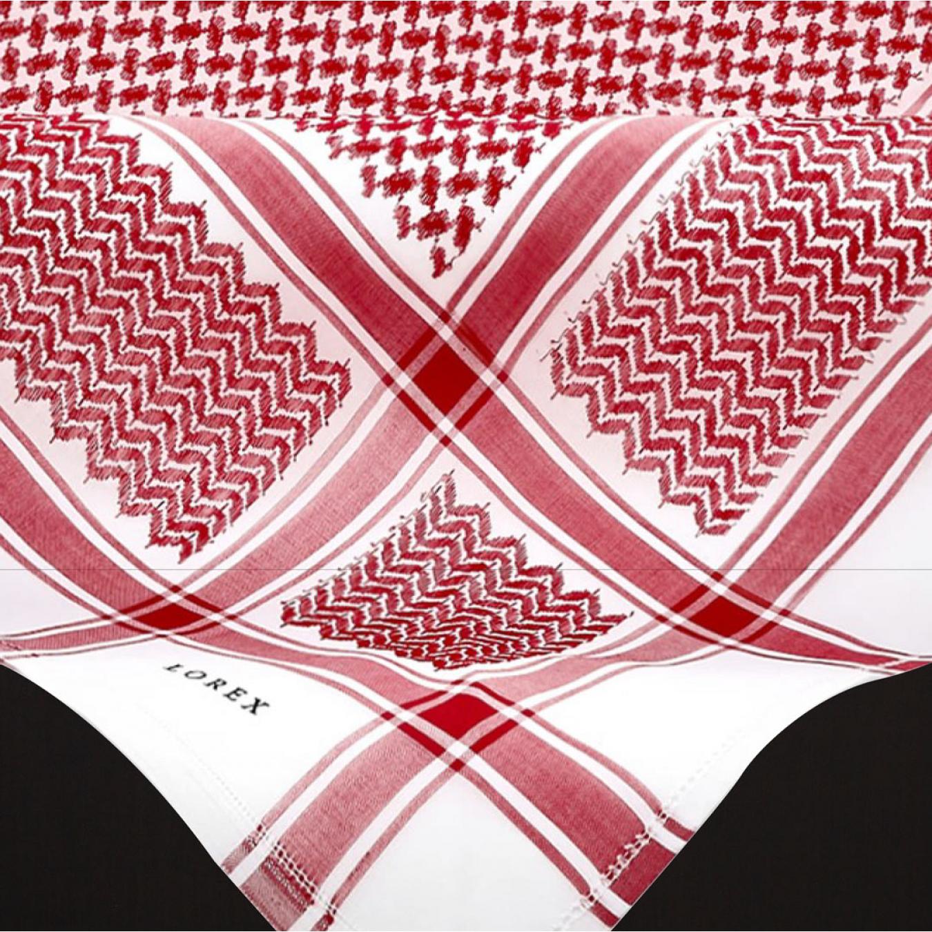 شماغ لوريكس كلاسيك شماغ احمر غامق 101
