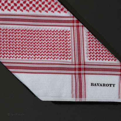 شماغ بافاروتي احمر SY0R1