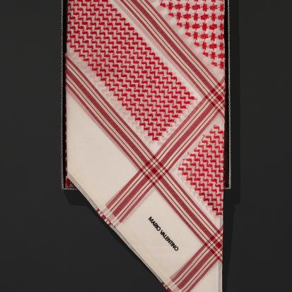 شماغ ماريو فالنتينو احمر بيج SV0M5