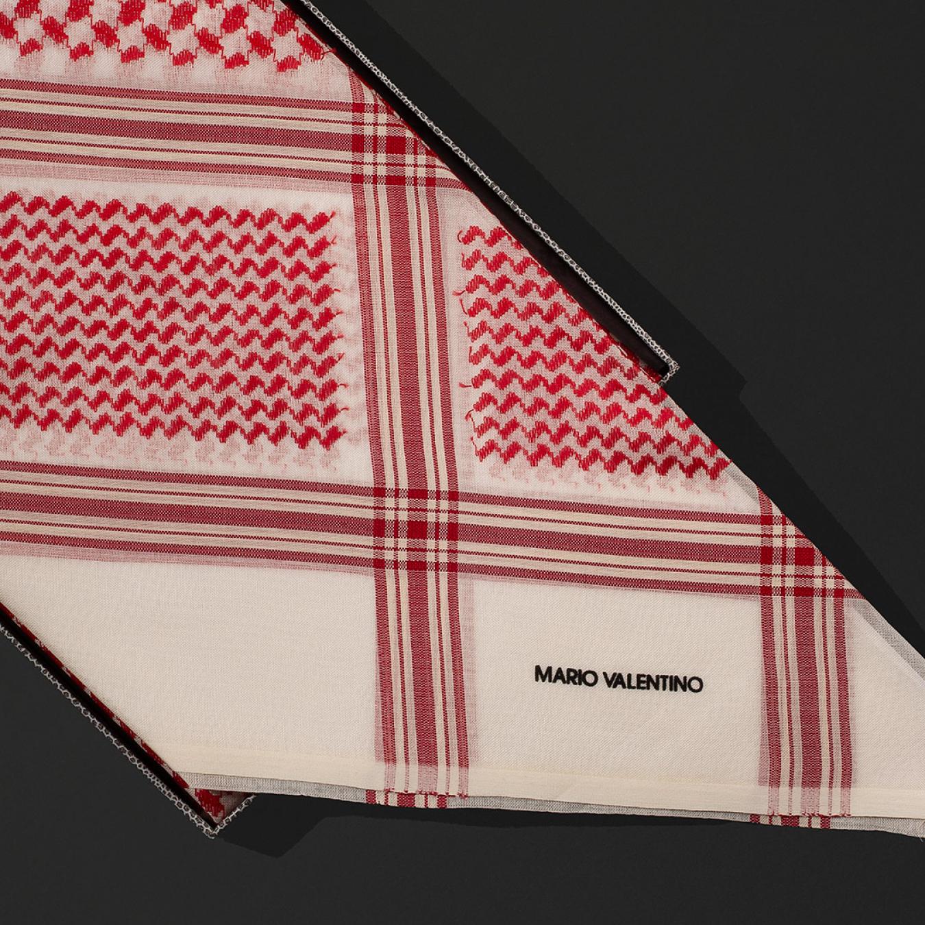 شماغ ماريو فالنتينو احمر بيج SV0M5