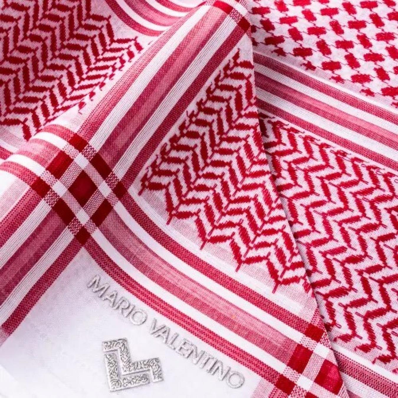شماغ ماريو فالنتينو احمر ايطالي SV0R15