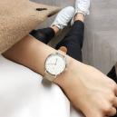 ساعة نسائية فخمه ميلر بيج ومينا أبيض W1B-1SAND - 4