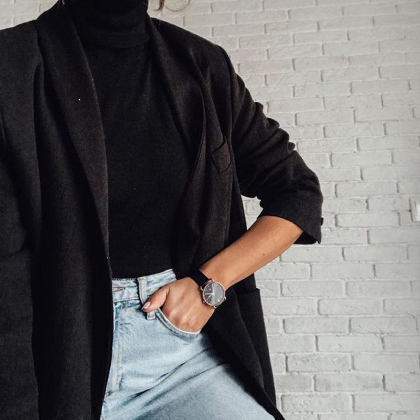 ساعة نسائيه فخمه ميلر أسود ومينا أسود W3R-2BLACK 