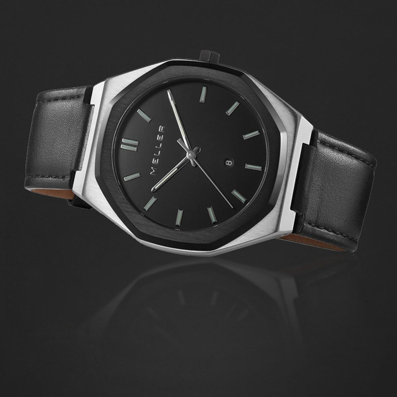 ساعة رجالية فخمه ميلر أسود ومينا أسود 8PN-1BLACK
