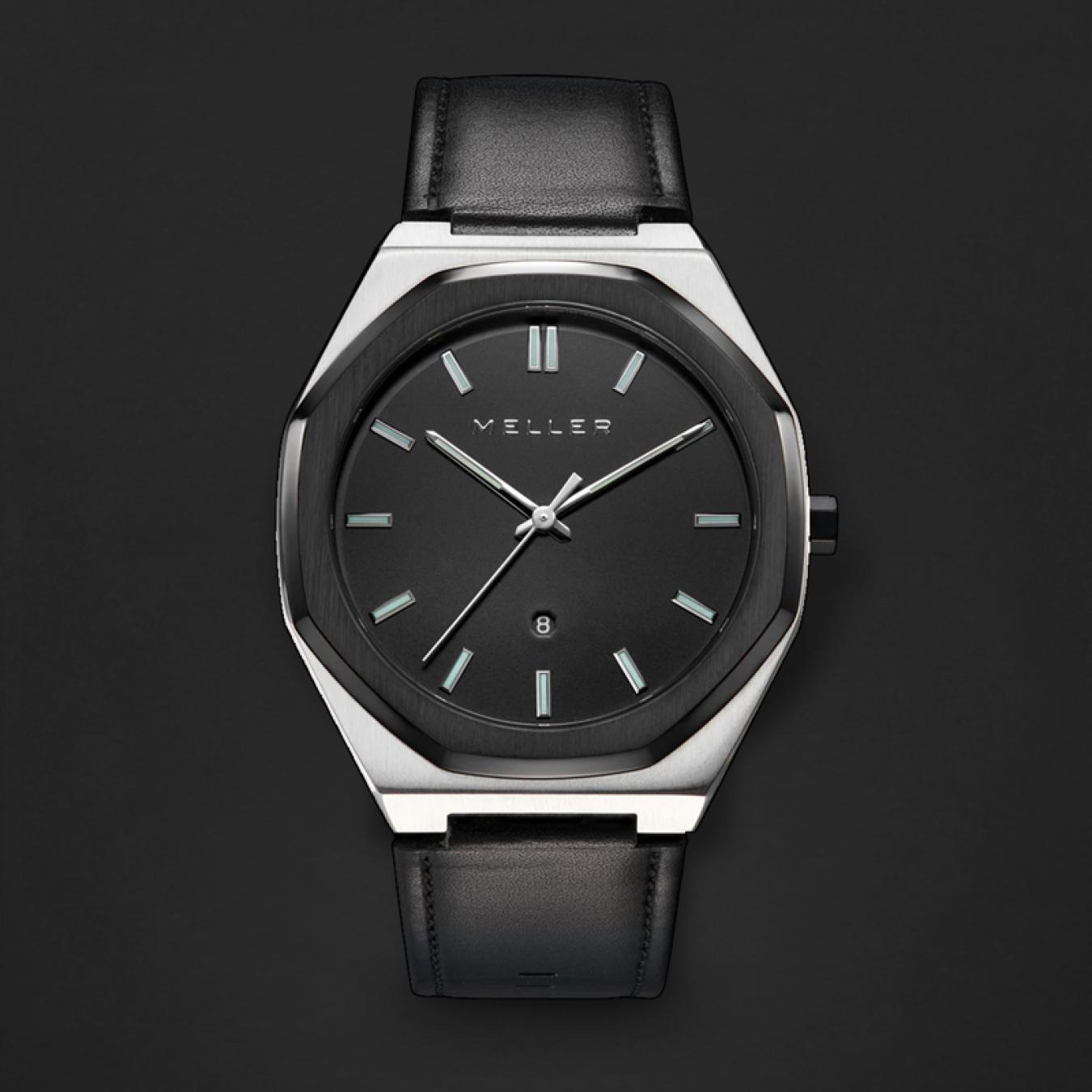 ساعة رجالية فخمه ميلر أسود ومينا أسود 8PN-1BLACK