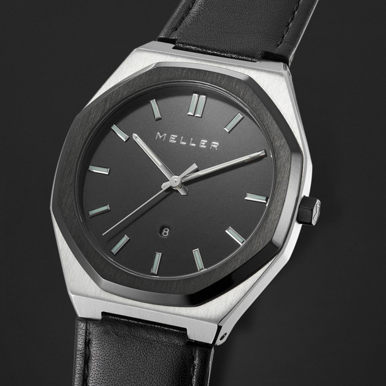 ساعة رجالية فخمه ميلر أسود ومينا أسود 8PN-1BLACK