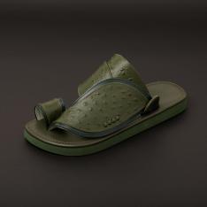 حذاء جلد طبيعي شرقي اخضر MH158