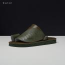 حذاء شرقي جلد طبيعي إيطالي اخضر MK23 - 3