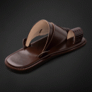 حذاء عصري وطني بني داكن MS203 - 2