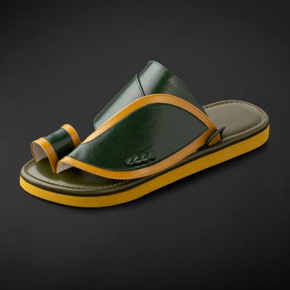 حذاء شرقي لون اخضر زيتي MS220