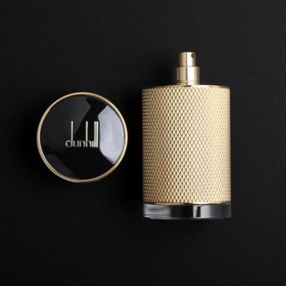 هدية عطر دنهل آيكون أبسولت مع وردة وشمعة