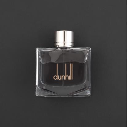 هدية عطر دنهل بلاك مع وردة وشمعة